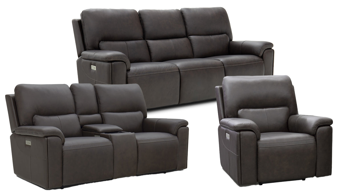 3 Pc North Brown 2.0 P6 Power Reclining Set