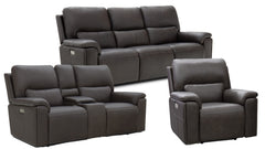 3 Pc North Brown 2.0 P6 Power Reclining Set