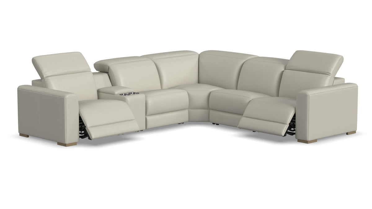 Hawaiian Coconut Milk Reclining Sectional