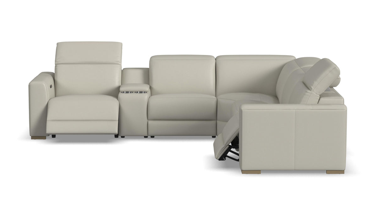 Hawaiian Coconut Milk Reclining Sectional