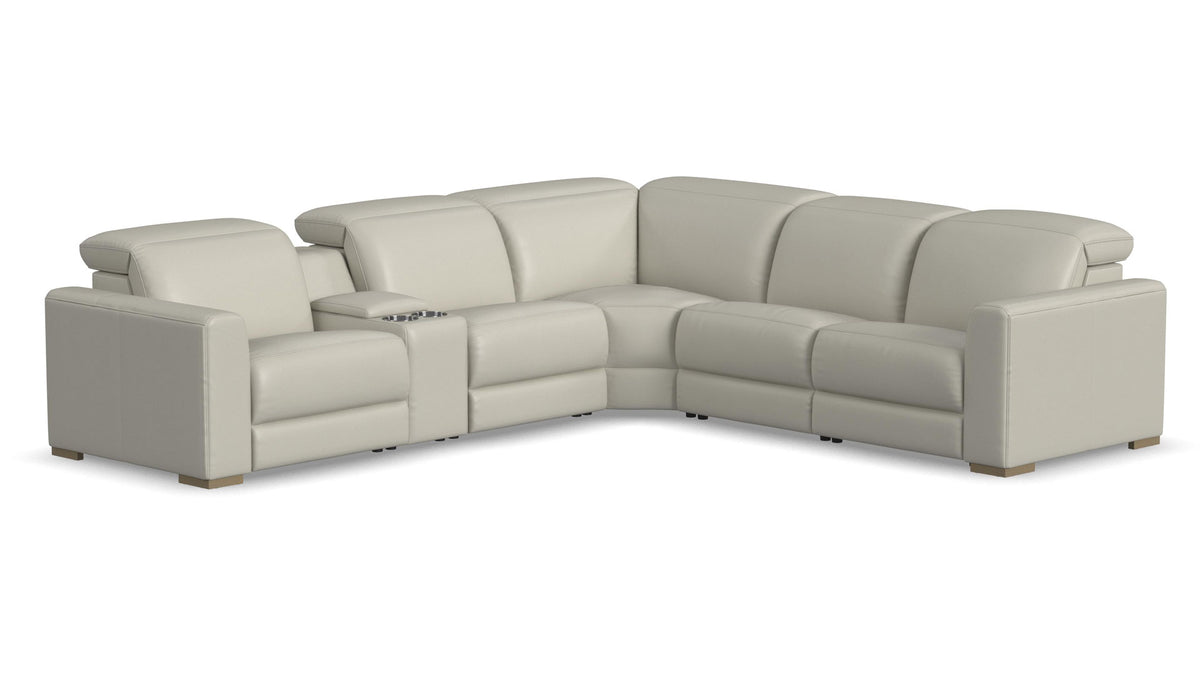 Hawaiian Coconut Milk Reclining Sectional