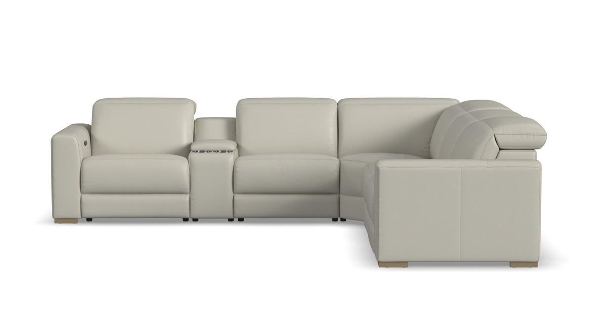 Hawaiian Coconut Milk Reclining Sectional