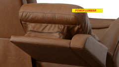 King Cowboy Saddle Brown 6 Pc P3 Power Reclining Sectional