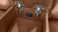Hazelnut 6pc Power Reclining Sectional