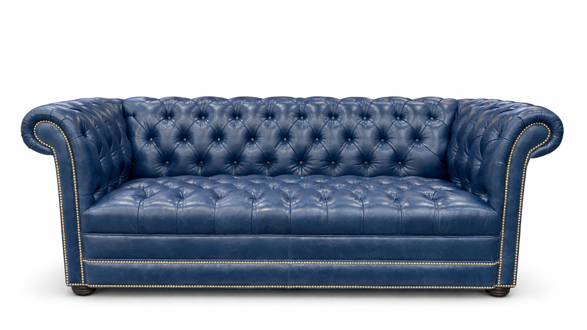 Mt Blanc 100% Genuine Leather Sofa | Gallery Furniture