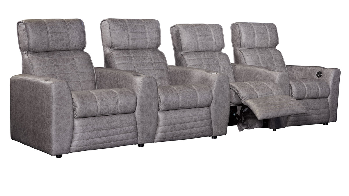 T2269 Fossil Leather Home Theater Seating