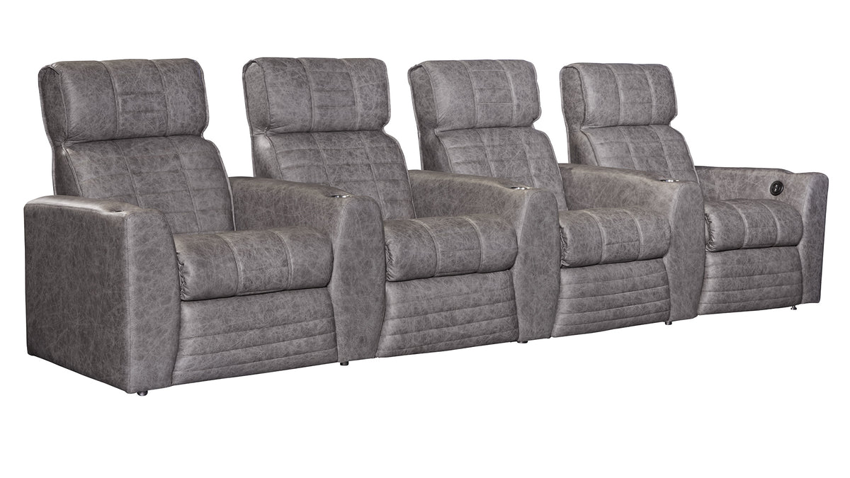 T2269 Fossil Leather Home Theater Seating