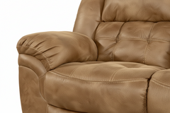 Frontier Almond recliner chair on a white background