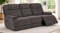 MacZcliner Umber Grey P5 Power Dual Assist Lift Sleep Sofa