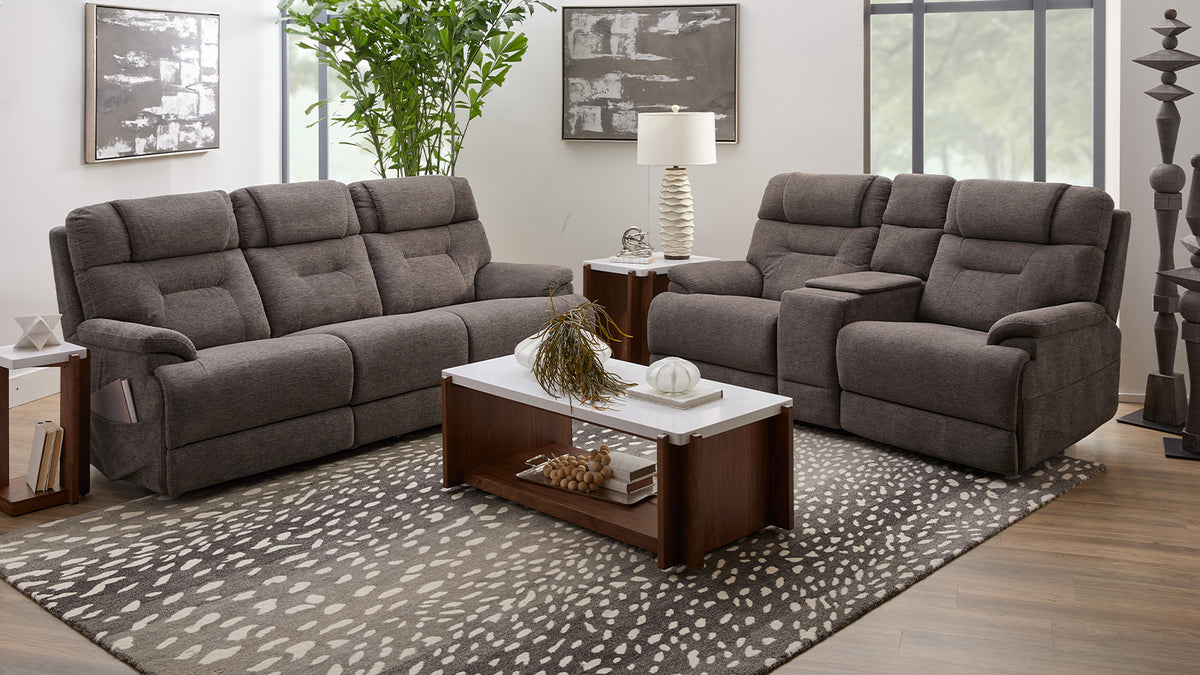 MacZcliner Umber Grey P5 Power Dual Assist Lift Sleep Sofa