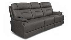 MacZcliner Dark Grey P6 3-Piece Power Reclining Lift Sofa | Gallery Furniture
