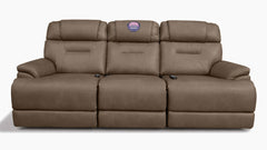 MacZcliner Cappuccino P6 Power Assist Lift Sofa with Heat & Massage