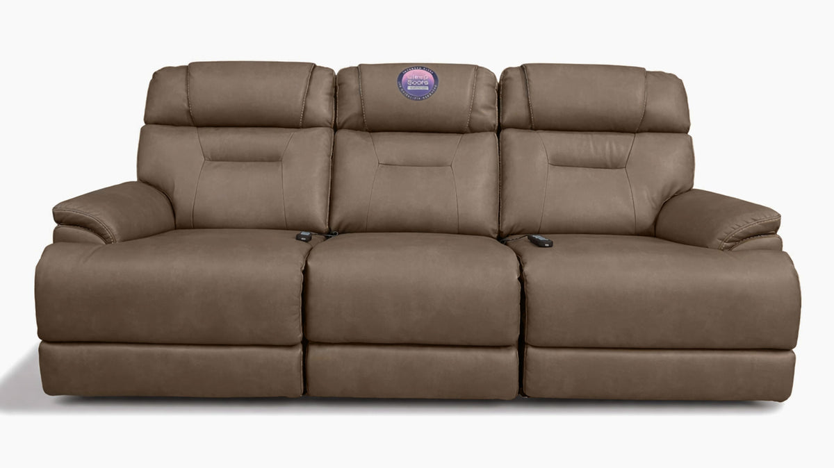 MacZcliner Cappuccino P6 Power Assist Lift Sofa with Heat & Massage