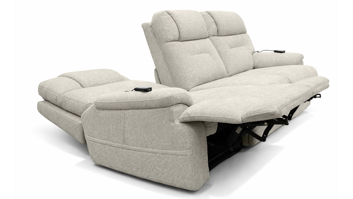 MacZcliner Power Assist Reclining Sofa – Assistive Sleep Sofa with Performance Fabric | Gallery Furniture