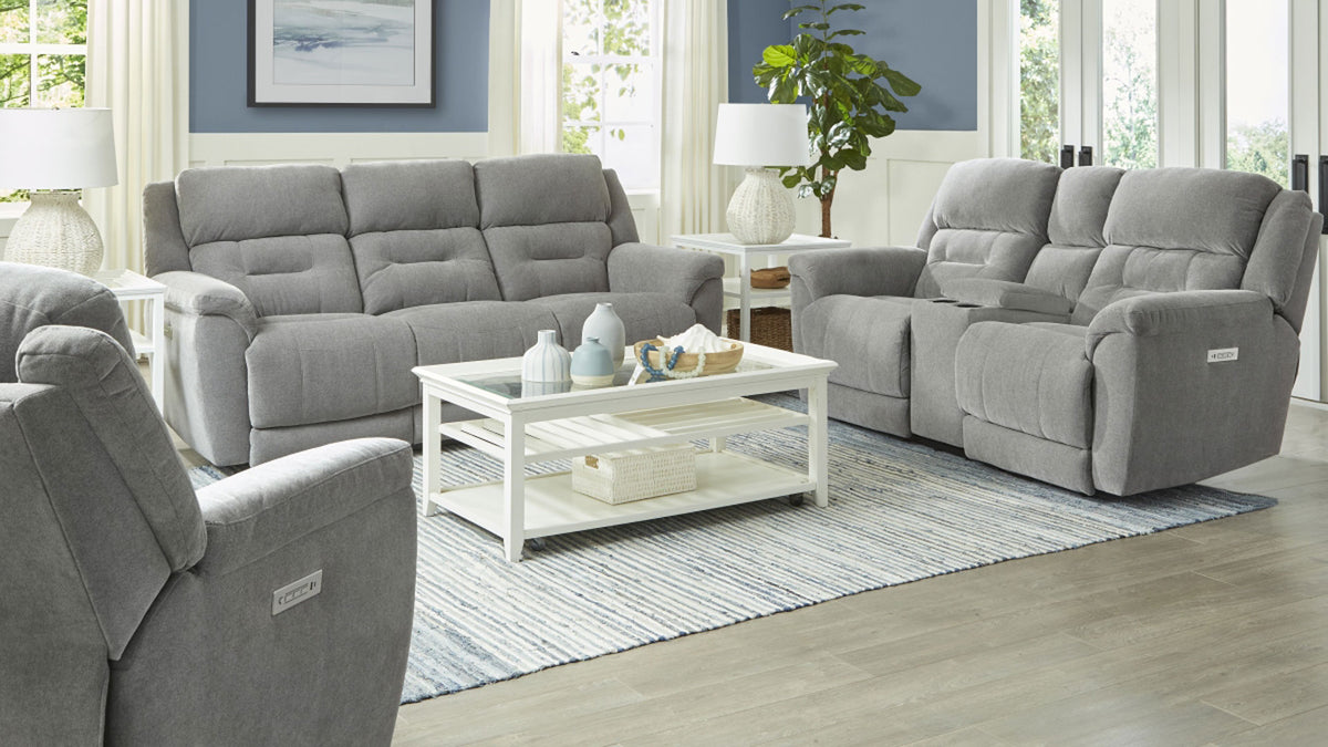Sofá reclinable eléctrico Knockout Granite