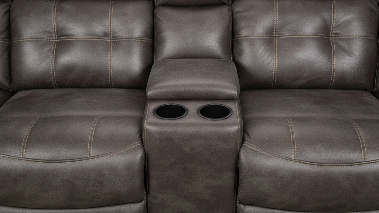 sectional sofa with cup holders