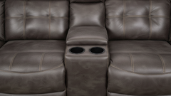 sectional sofa with cup holders