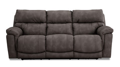 Gray sofa on a white background