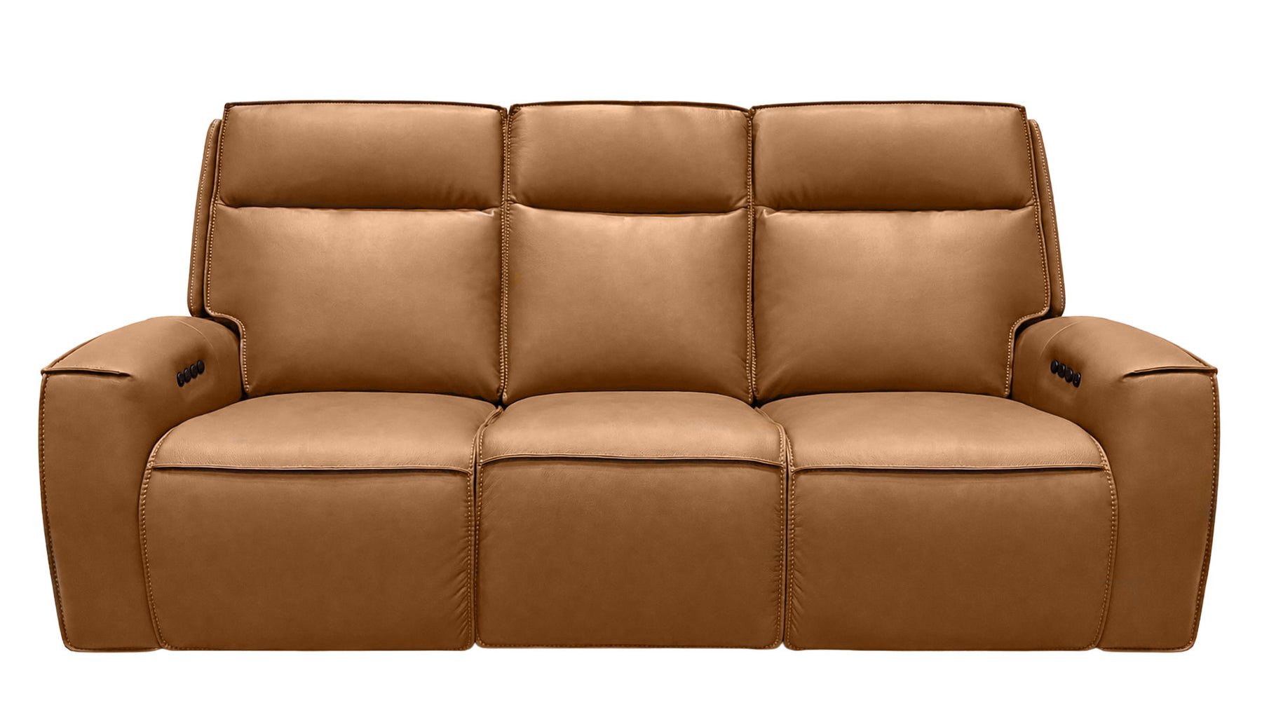 Cordova Cinnamon P3 Power Reclining Performance Fabric Sofa | Gallery Furniture