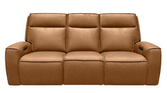 Cordova Cinnamon P3 Power Reclining Performance Fabric Sofa | Gallery Furniture