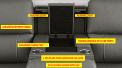 Cougar Dark Grey P3 Power Reclining Sofa