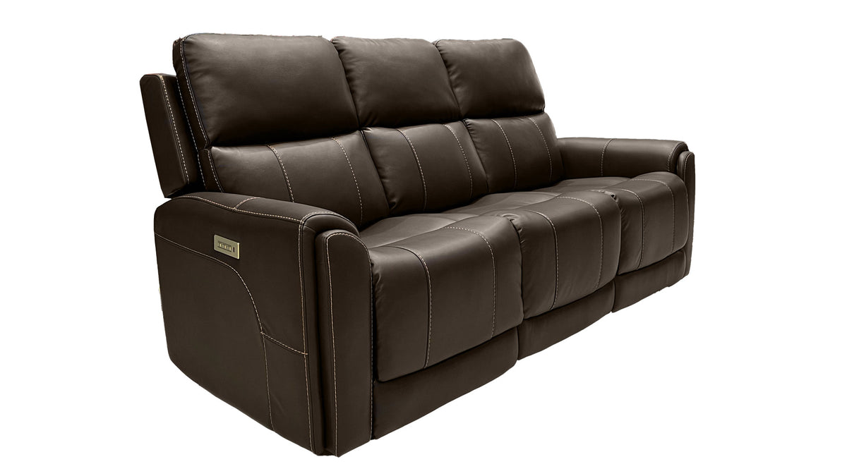 Cougar Walnut Power Reclining Sofa