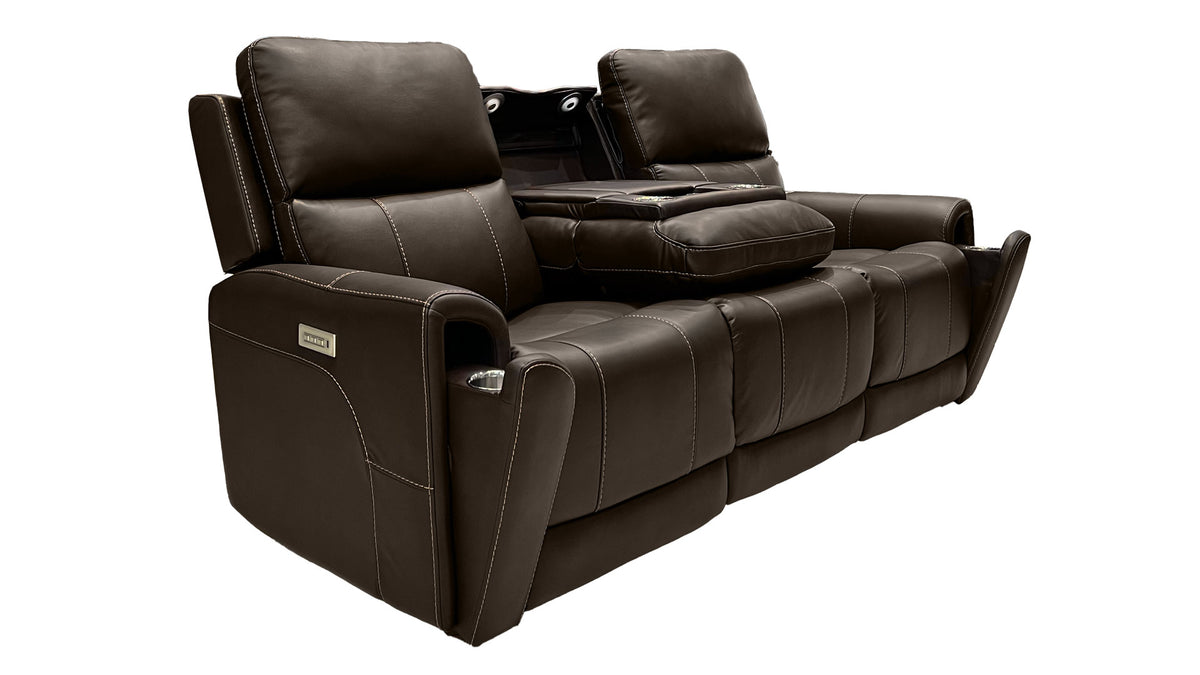 Cougar Walnut Power Reclining Sofa
