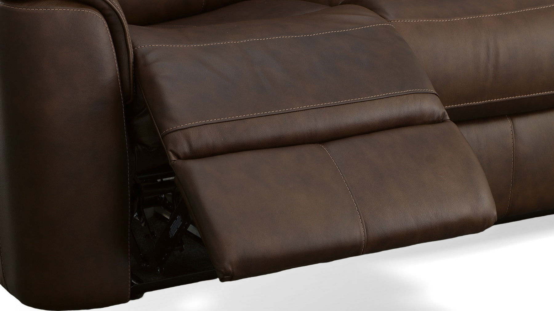 Big Spring Umber Brown Leather P3 Power Reclining Sofa