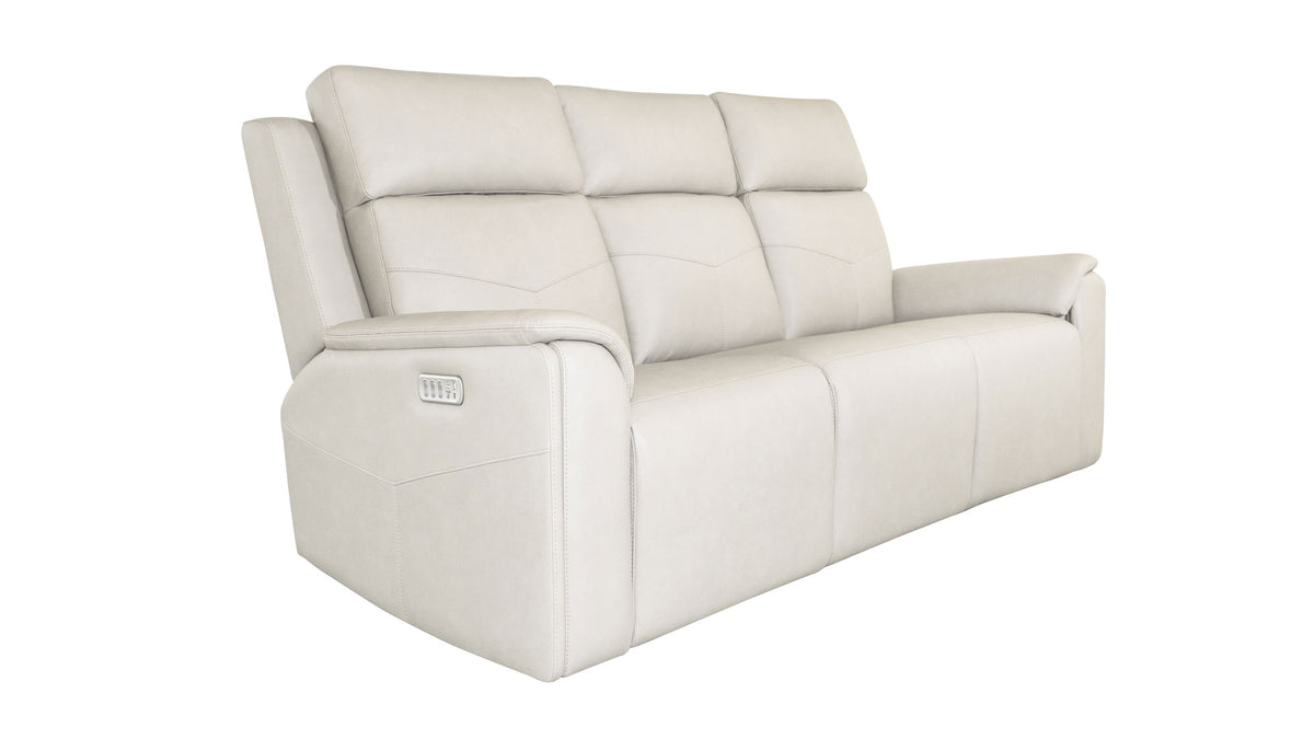Thunderbird Dove Gray P5 Power Reclining Sofa w/Massage, Heat, Lumbar, & Pillow Tilt