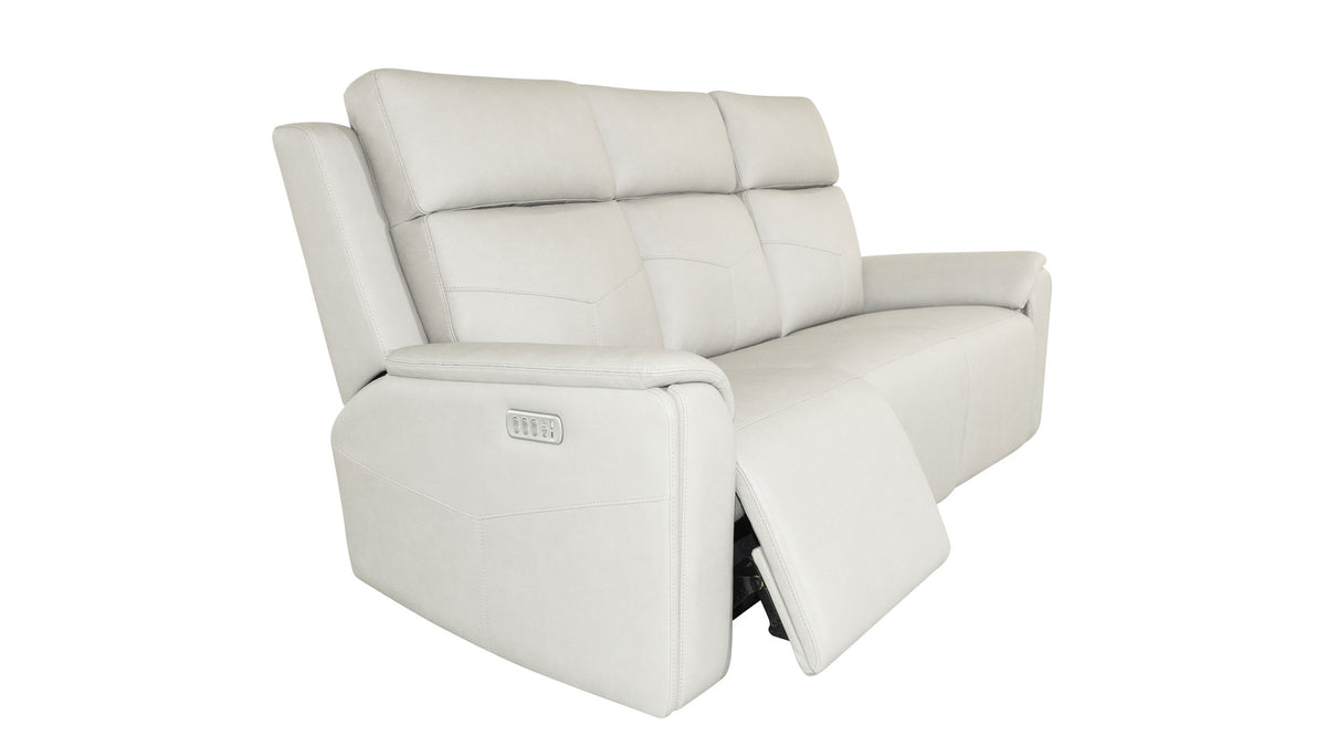 Thunderbird Dove Gray P5 Power Reclining Sofa w/Massage, Heat, Lumbar, & Pillow Tilt