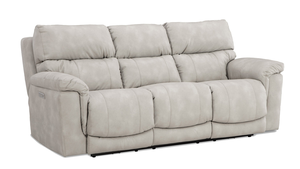 Gray sofa on a white background