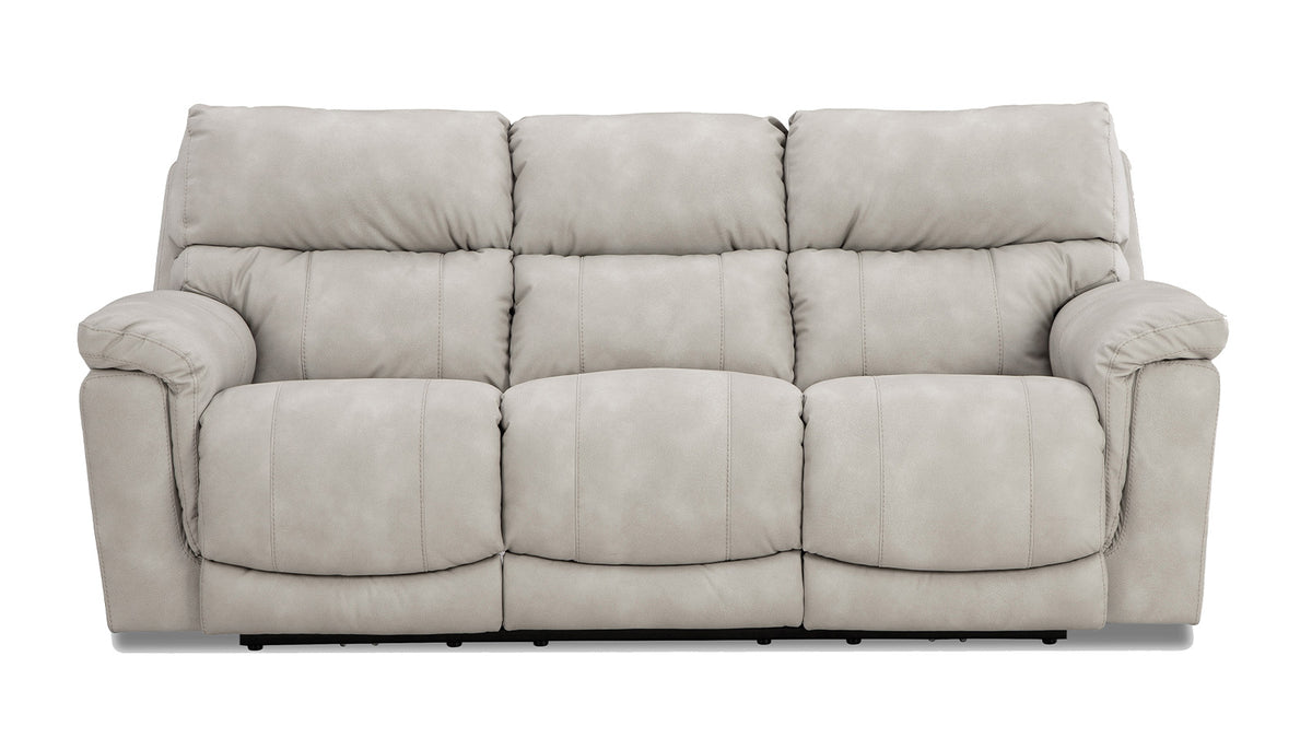 Beige sofa on a white background