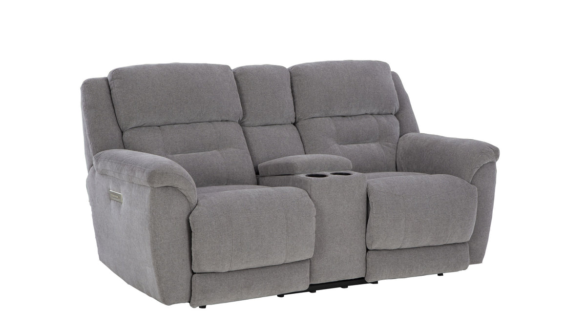 Loveseat reclinable eléctrico Knockout Granite