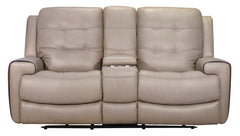 Wicklow Putty Power Reclining Loveseat