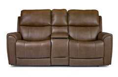 Loveseat Cougar Cappuccino P3  c/Consola Reclinable Eléctrico