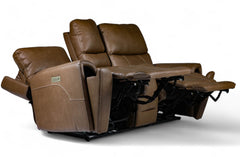 Loveseat Cougar Cappuccino P3  c/Consola Reclinable Eléctrico