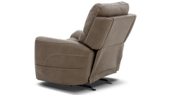 Cougar Cappuccino Power Recliner – Performance Fabric Upholstered Living Room Chair with Heat & Massage | Gallery Furniture