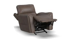 Cougar Cappuccino Power Recliner – Performance Fabric Upholstered Living Room Chair with Heat & Massage | Gallery Furniture