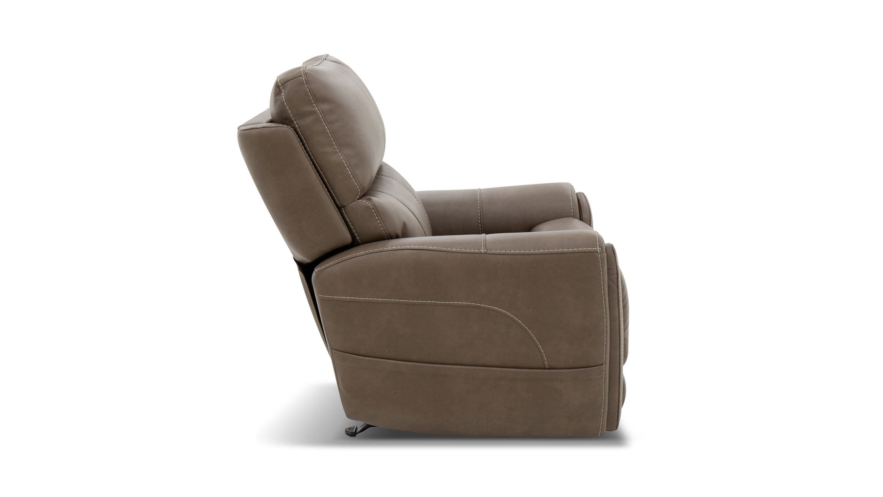 Cougar Cappuccino Power Recliner – Performance Fabric Upholstered Living Room Chair with Heat & Massage | Gallery Furniture