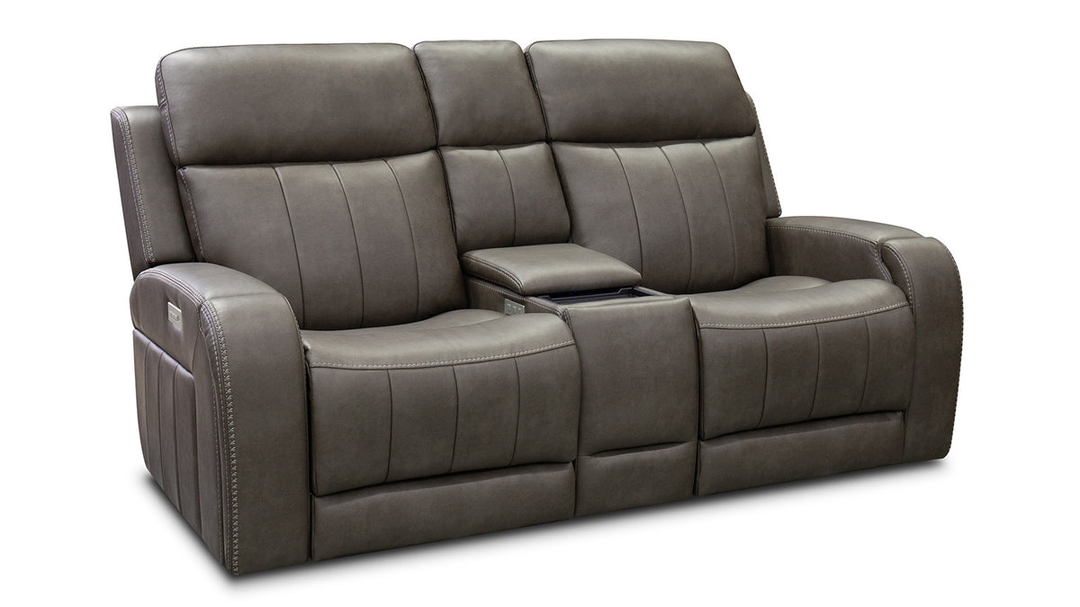 3 Pc Cougar Smoke P6 Power Reclining Set w/Immersive Audio