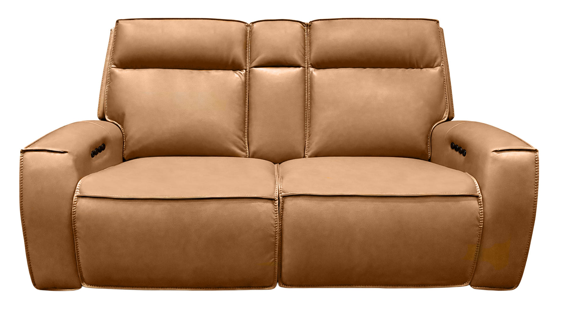 Cordova Cinnamon P3 Power Reclining Performance Fabric Loveseat | Gallery Furniture