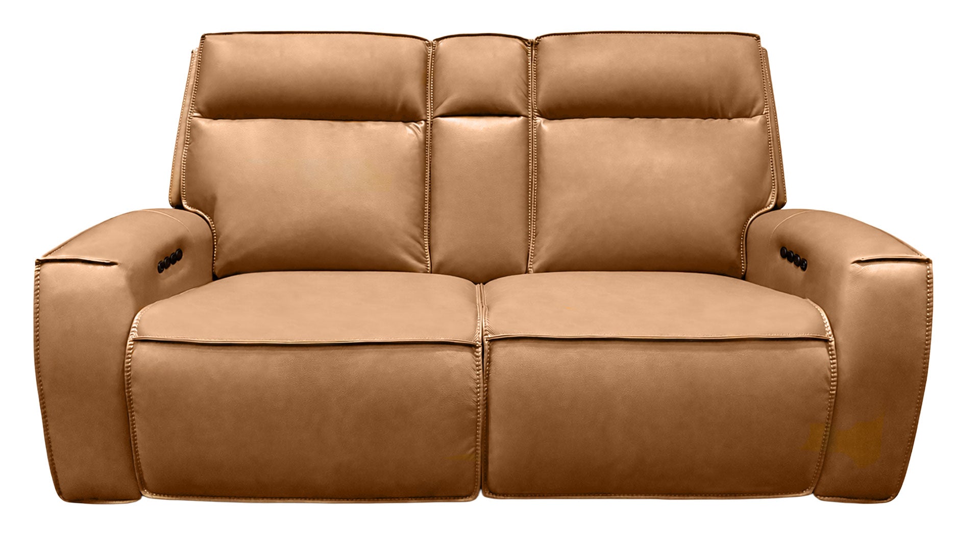 Cordova Cinnamon P3 Power Reclining Performance Fabric Loveseat | Gallery Furniture