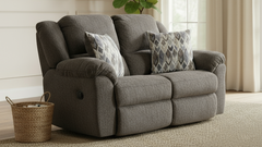 Newport Clove Reclining Loveseat