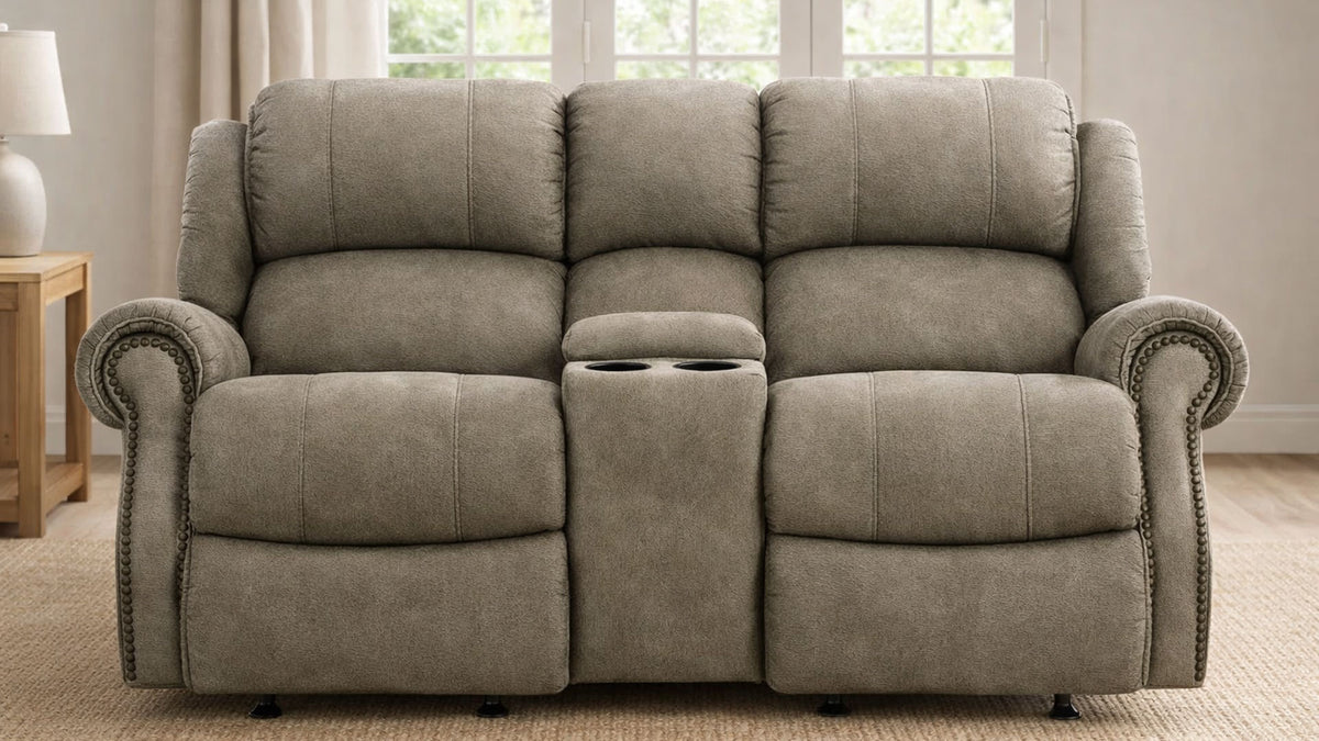 Durango Denali Tan Manual Reclining Love Seat