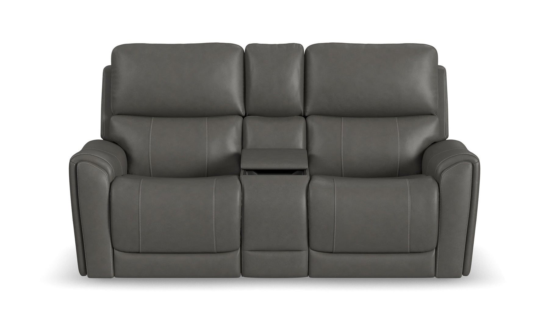 Cougar Dark Grey P3 Power Reclining Loveseat w/Console