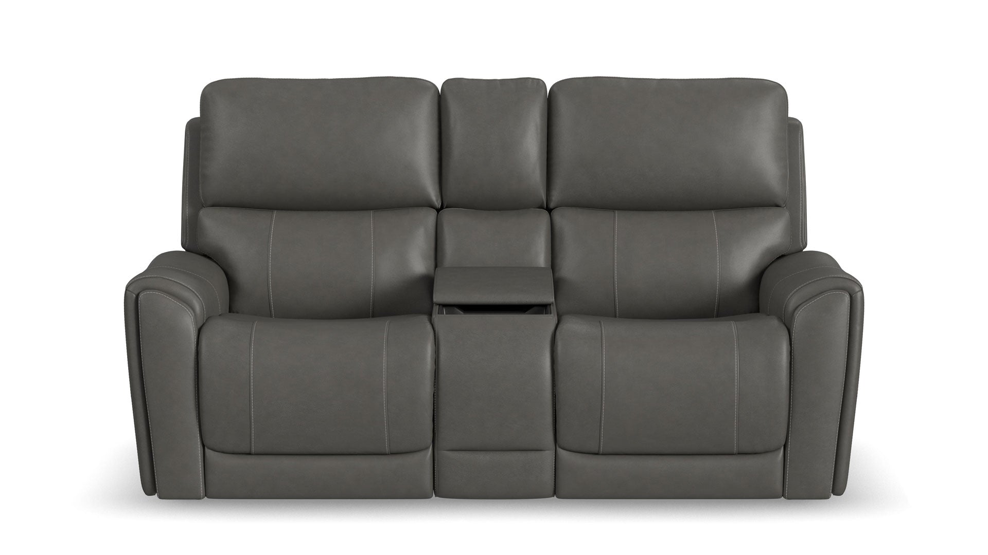Cougar Dark Grey P3 Power Reclining Loveseat w/Console