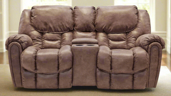 Surf Mocha P1 Power Reclining Loveseat w/Console