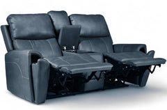 Cougar Navy P3 Power Reclining Loveseat w/Console
