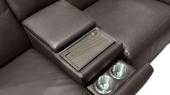 Cougar Dark Brown P5 Power Reclining Loveseat w/Console