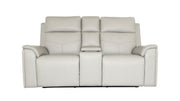 Cougar Dove Gray P5 Power Reclining Loveseat w/Console